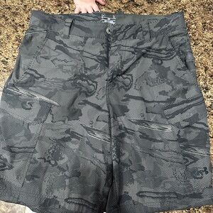 Under Armour Black Patterned Men's Shorts
